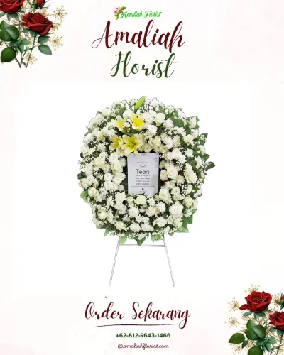 Krans Bunga Duka Cita di Sumbersari