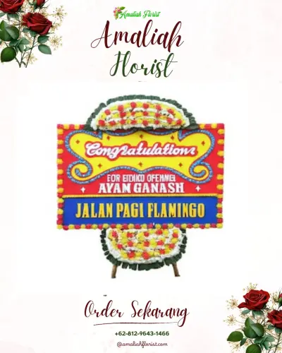 Bunga Papan Congratulation di Sumbersari